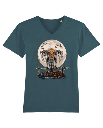 Pumpkin Head Scarecrow Stargazer