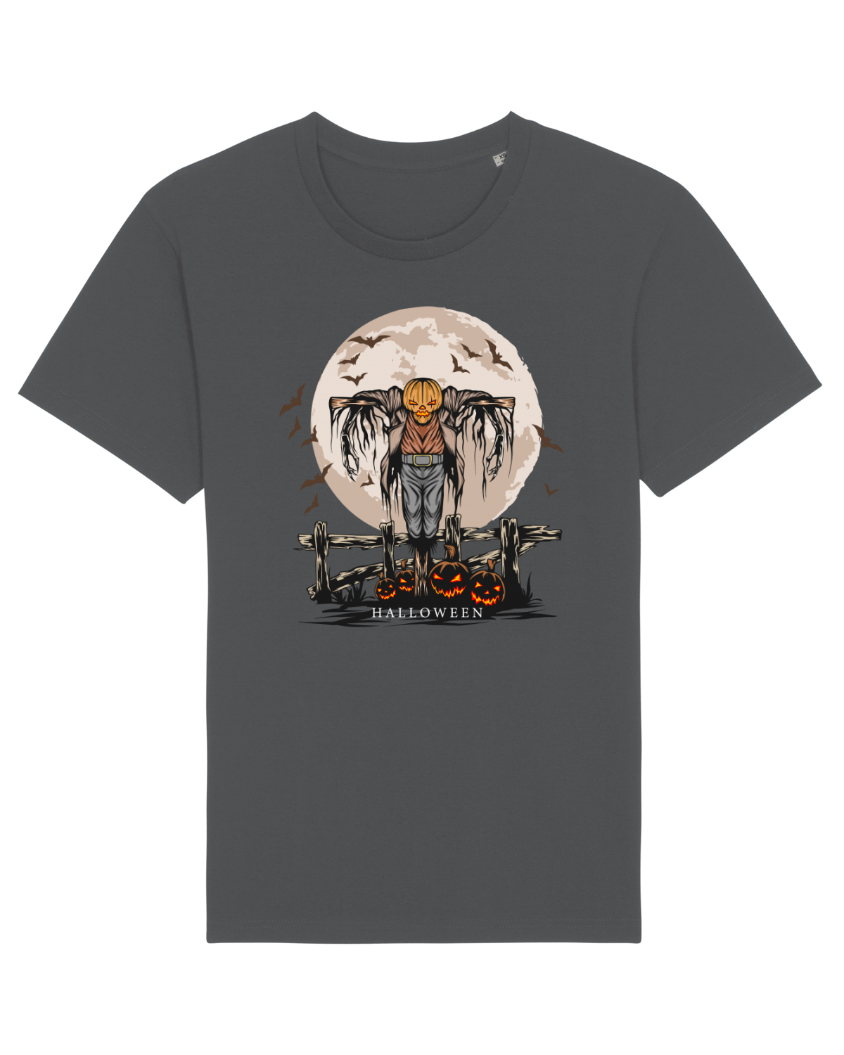 Tricou mânecă scurtă Unisex Rocker Anthracite
