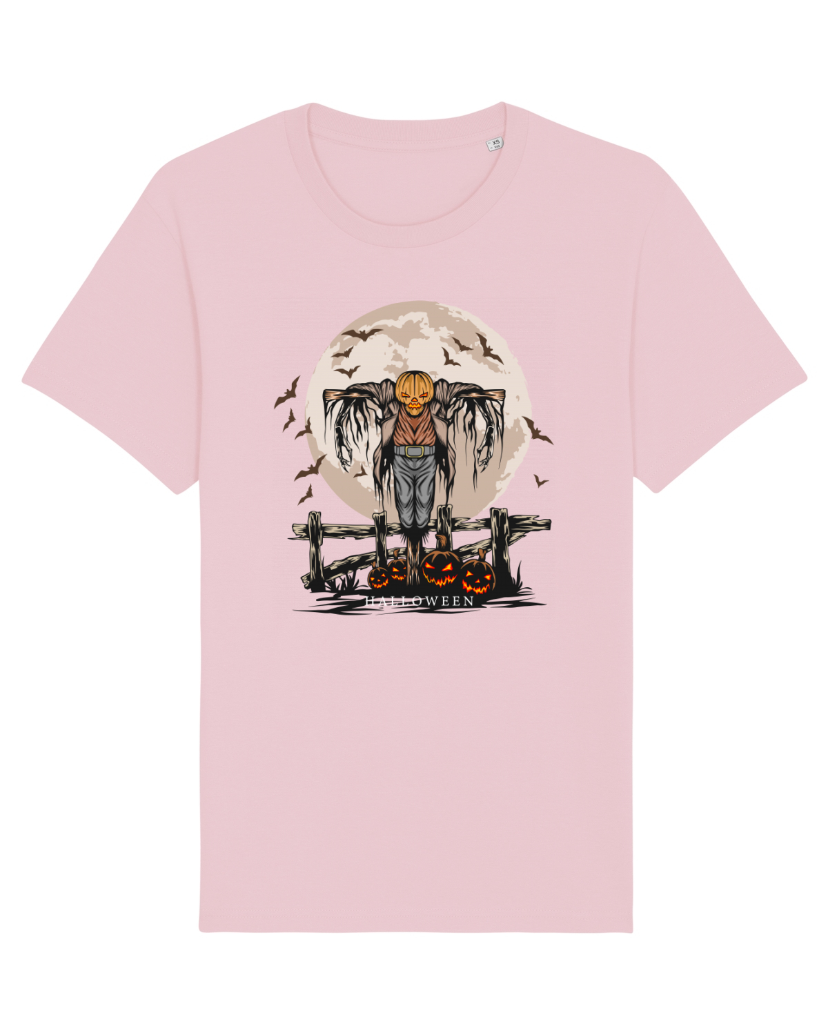 Tricou mânecă scurtă Unisex Rocker Cotton Pink