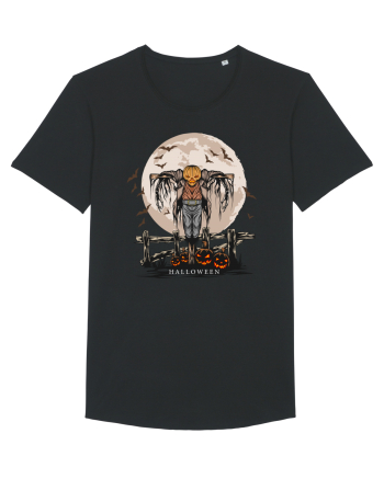 Pumpkin Head Scarecrow Black