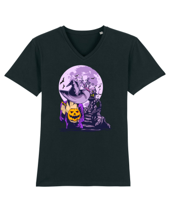 Sexy Purple Pumpkin Witch Black