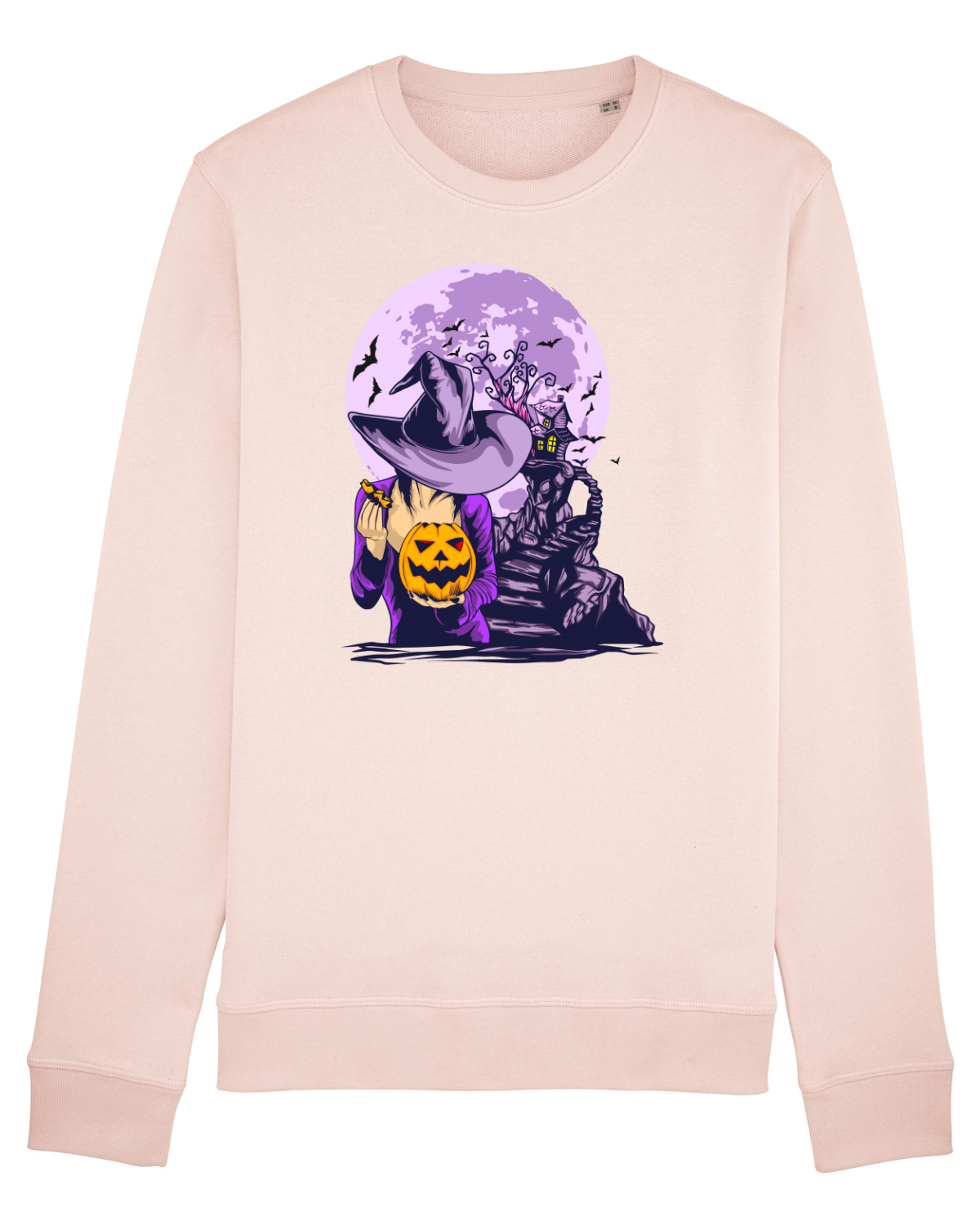 Bluză mânecă lungă Unisex Rise Candy Pink