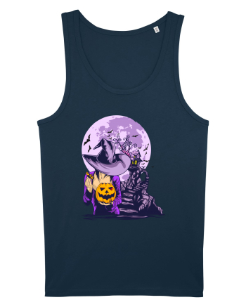 Sexy Purple Pumpkin Witch Navy