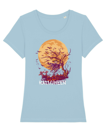 Sunset Scarecrow Sky Blue