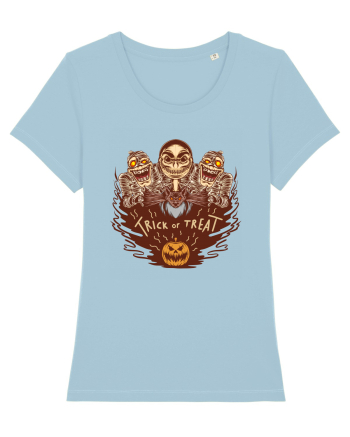 Trick or Treat Zombies Sky Blue