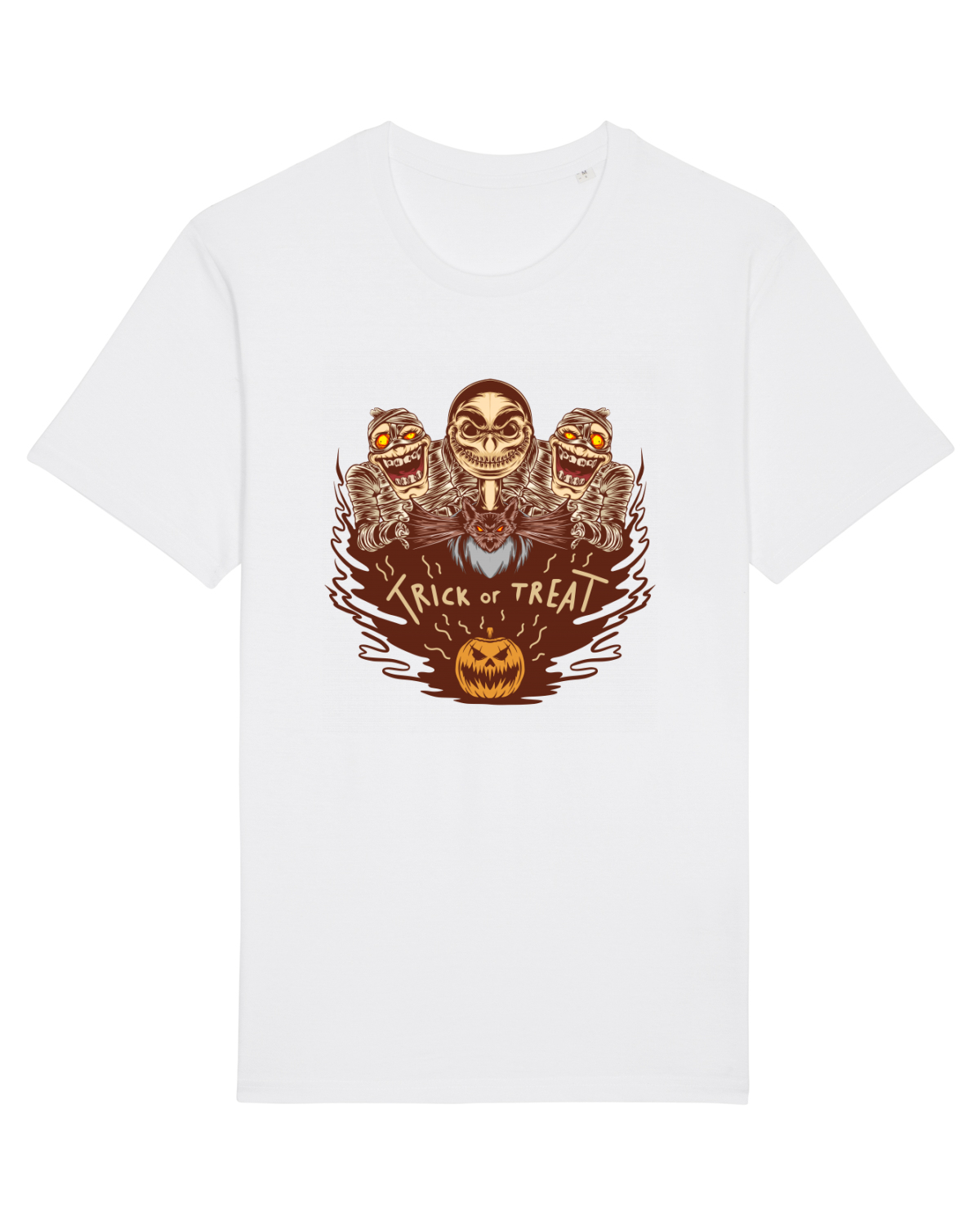 Tricou mânecă scurtă Unisex Rocker White
