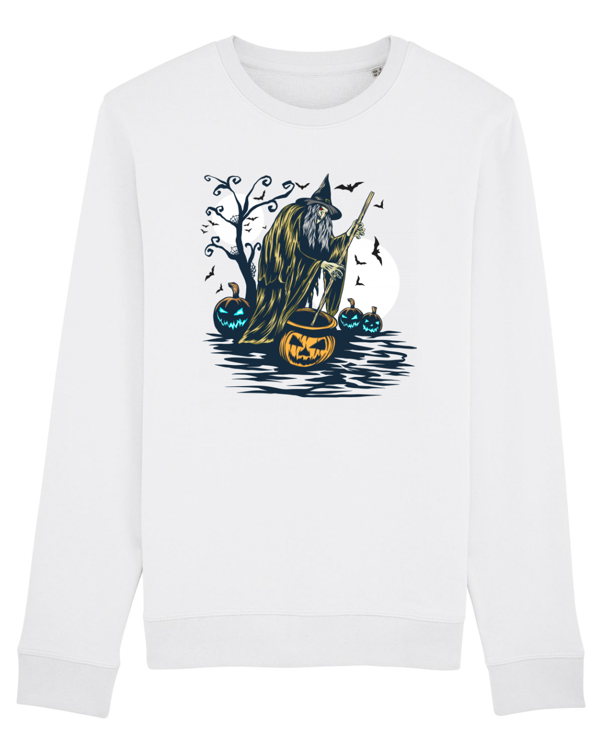 Bluză mânecă lungă Unisex Rise White