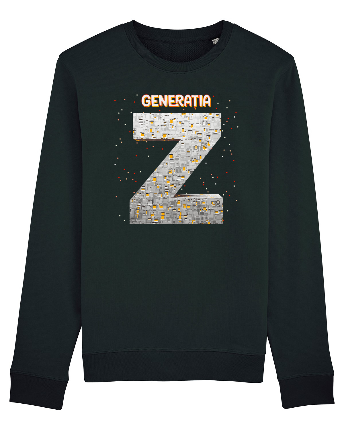 Bluză mânecă lungă Unisex Rise Black