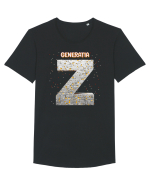Generația Z - V2 Tricou mânecă scurtă guler larg Bărbat Skater
