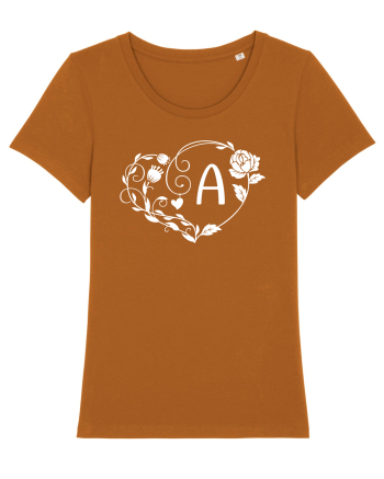 Litera A - alb Roasted Orange