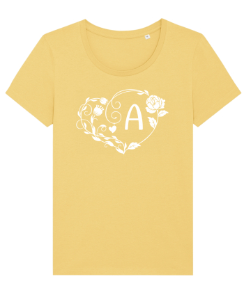 Litera A - alb Jojoba