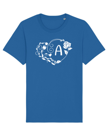 Litera A - alb Royal Blue