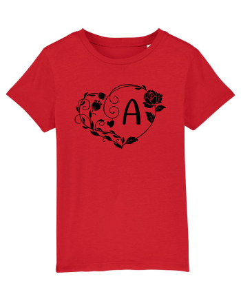 Litera A - negru Red