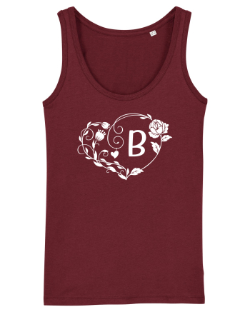 Litera B - alb Burgundy