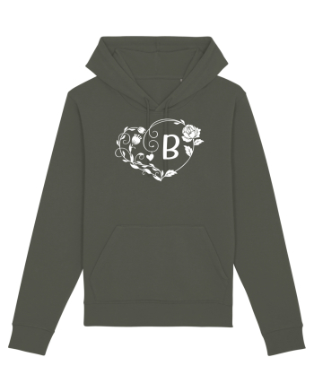 Litera B - alb Khaki