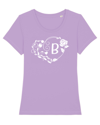 Litera B - alb Lavender Dawn