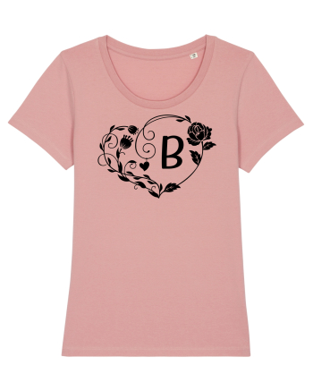 Litera B - negru Canyon Pink