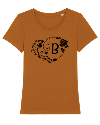 Litera B - negru Roasted Orange