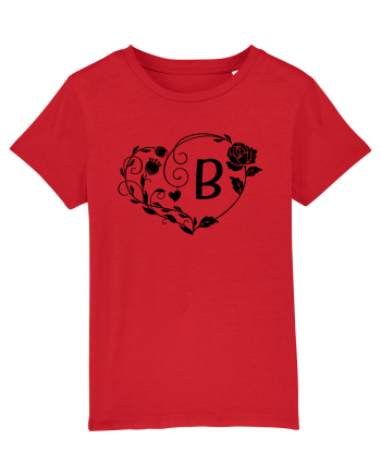Litera B - negru Red