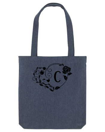 Litera C - negru Midnight Blue