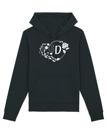 Litera D - alb Black