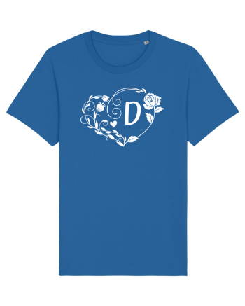 Litera D - alb Royal Blue