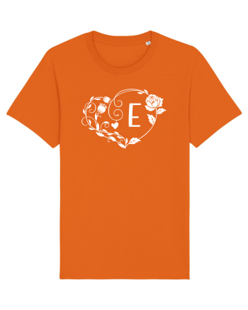 Litera E - alb Bright Orange