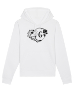 Litera G - negru Hanorac Unisex Drummer