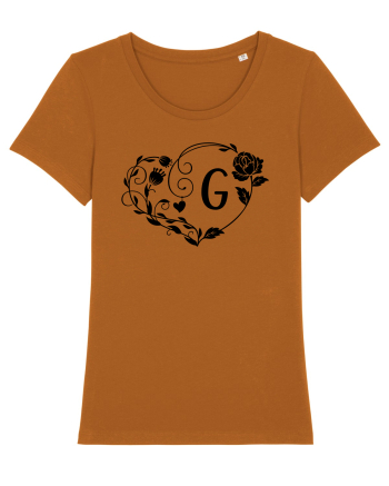 Litera G - negru Roasted Orange