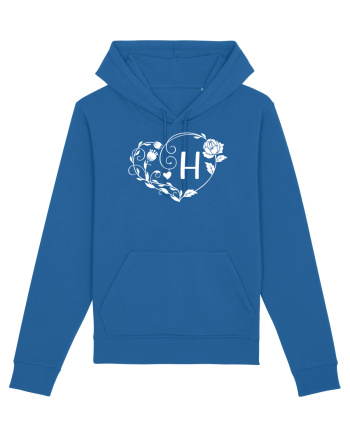 Litera H - alb Royal Blue