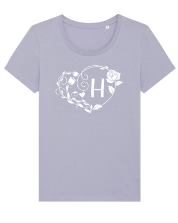 Litera H - alb Lavender