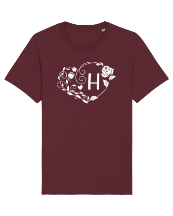 Litera H - alb Burgundy