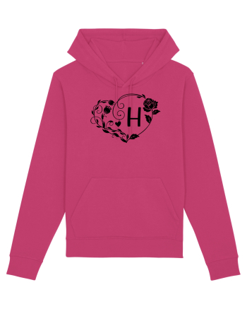 Litera H - negru Raspberry