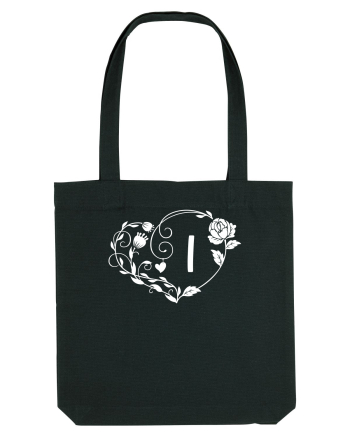 Litera I - alb Black