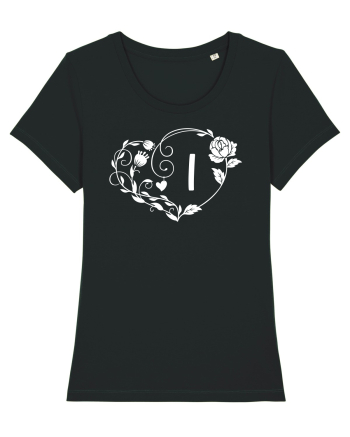 Litera I - alb Black