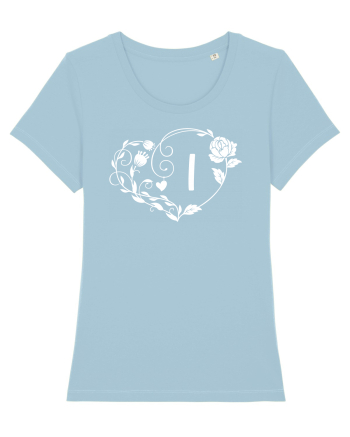 Litera I - alb Sky Blue