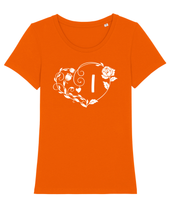 Litera I - alb Bright Orange