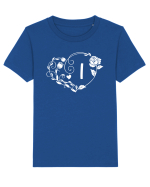 Litera I - alb Tricou mânecă scurtă  Copii Mini Creator