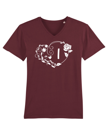 Litera I - alb Burgundy