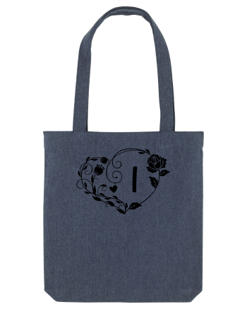 Litera I - negru Midnight Blue