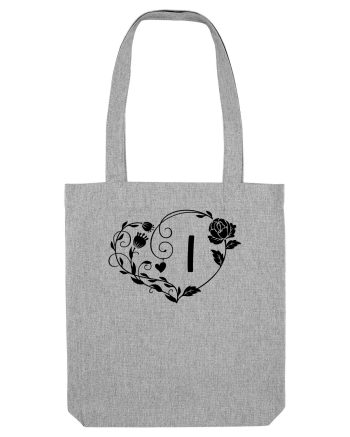 Litera I - negru Heather Grey