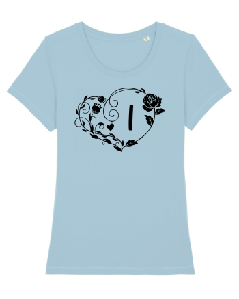 Litera I - negru Sky Blue