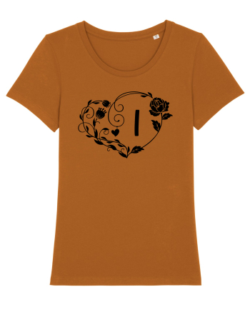 Litera I - negru Roasted Orange