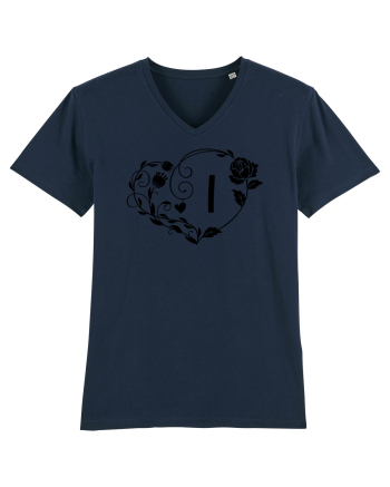 Litera I - negru French Navy