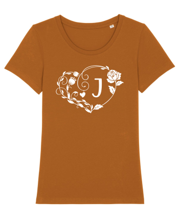 Litera J - alb Roasted Orange