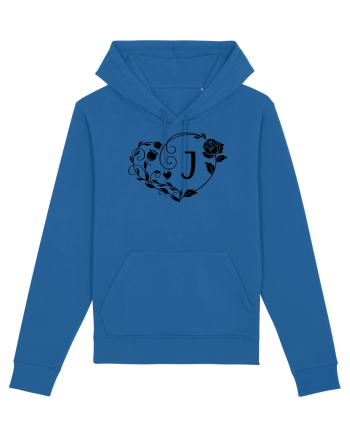 Litera J - negru Royal Blue