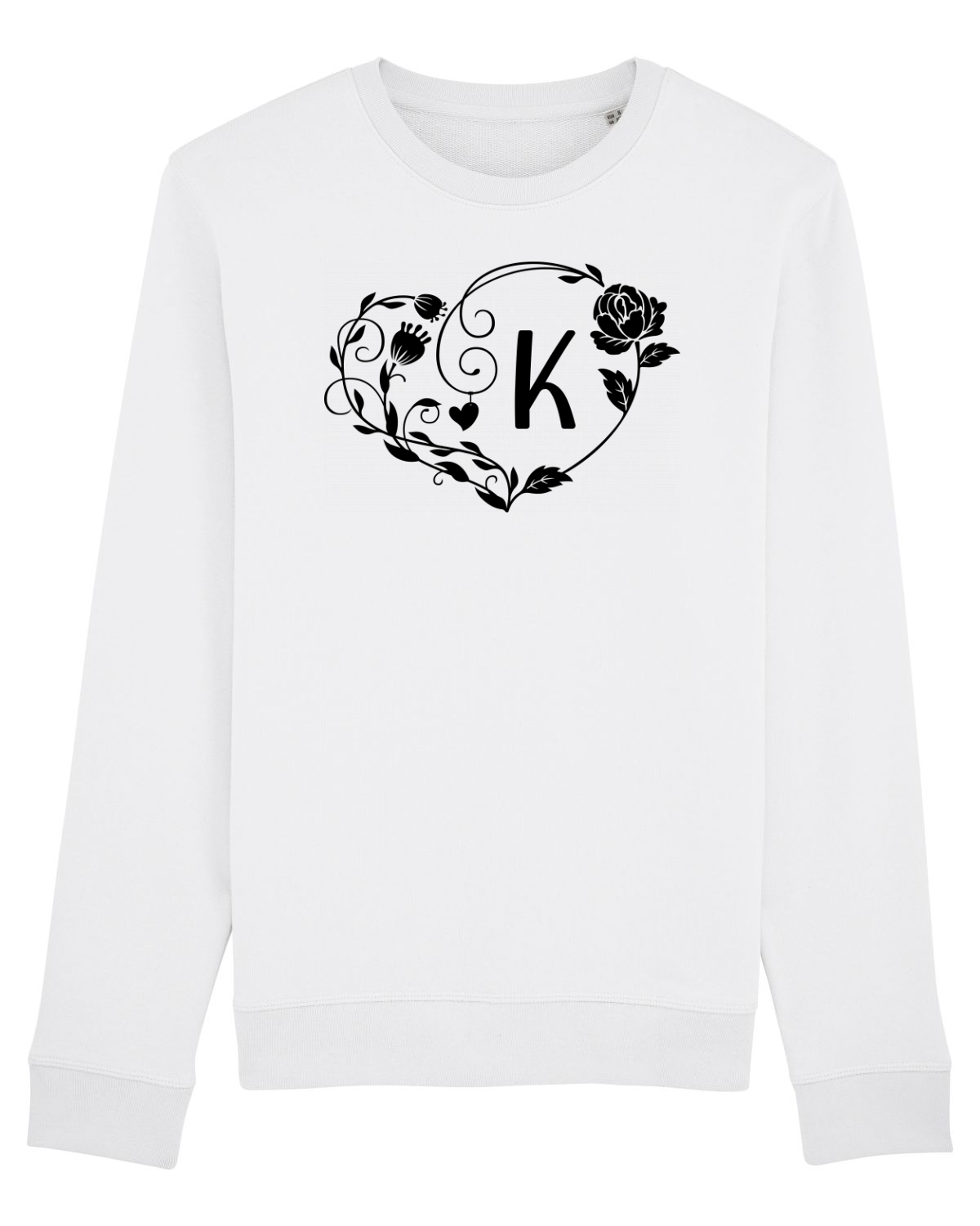 Bluză mânecă lungă Unisex Rise White