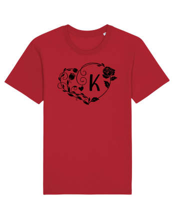 Litera K - negru Red