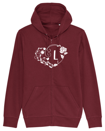 Litera L - alb Burgundy