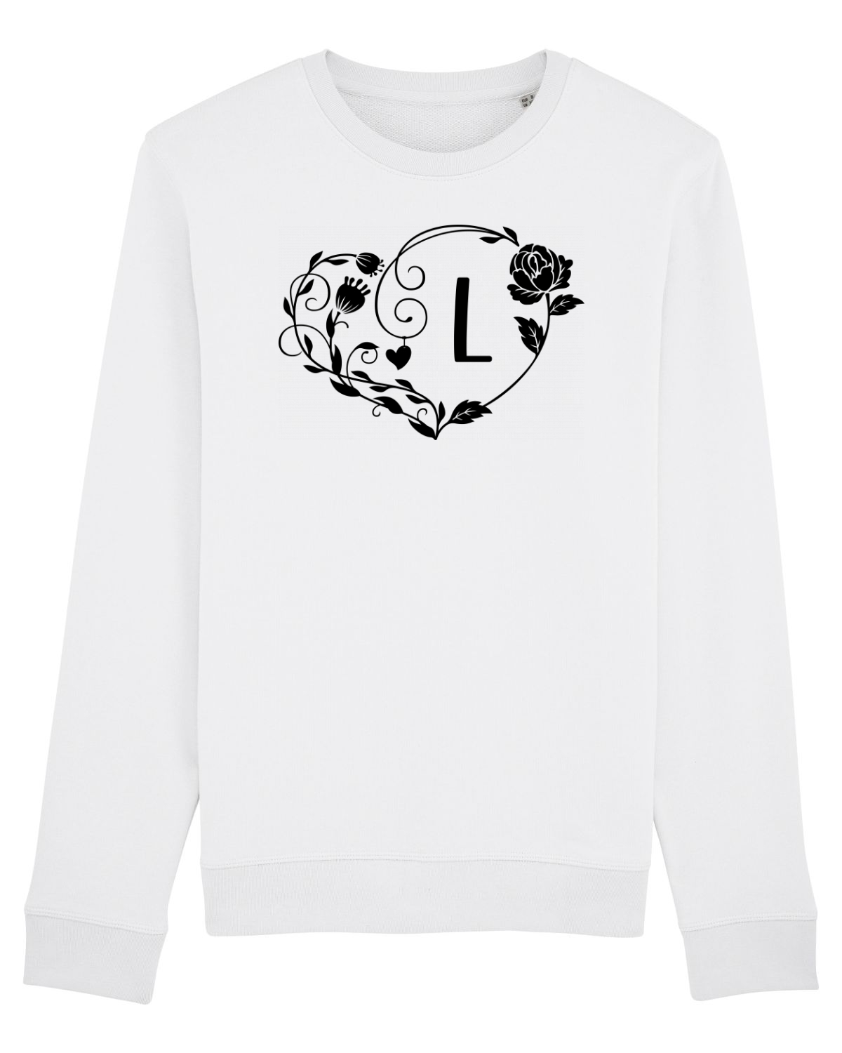 Bluză mânecă lungă Unisex Rise White
